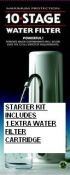 Clean Water Kit | Premium 10-Stage Filter System plus 1 extra replacement cartridge New Wave Enviro