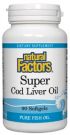 Super Cod Liver Oil  (90 softgels)* Natural Factors