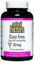 Easy Iron (20 mg 60 chewable tablets)* Natural Factors