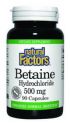 Betaine HCL (500mg 90 capsules)* Natural Factors
