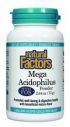 Mega Acidophilus Powder with FOS (2.64 oz) Natural Factors