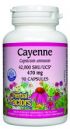 Cayenne 470mg (90 capsules)* Natural Factors