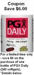 PGX Daily Ultra Matrix (240 softgels) Natural Factors