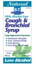 Cough & Bronchial (Alcohol Free)  ( 8 oz  ) Boericke & Tafel