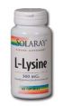 L-Lysine (500 mg 120 capsules) Solaray Vitamins