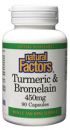 Turmeric (300mg) | Bromelain (450mg) (90 caps)* Natural Factors