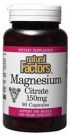 Magnesium Citrate 150 mg (90 Caps)* Natural Factors