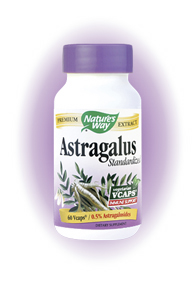 Nature's Way Astragalus Root Capsules. Astragalus (Astragalus membranaceus) is considered to have a normalizing effect on body functions..