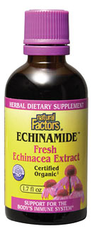 Natural Factors Echinamide Echinacea Extract (1.7 oz) is a wonderfully formulated product that is designed specially to help individuals build their immune system and relieve symptoms of common ailments.