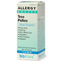 BioAllers Homeopathic Tree Pollen Allergy Treament.