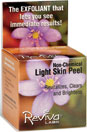 Reviva Light Skin Peel an All Natural, Non-Chemical peeling compound. Eliminates lifeless skin cells and impurites, improves skin color tone, re-establishes skin texture, and adds radiance and brightness to skin..
