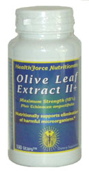 Olive Leaf Extract II+ (100 caps) from HealthForce offers immune boosting support and protection from harmful microorganisms.