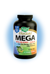 EFA Gold - MEGA EFA Blend (180 caps) Nature's Way