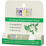 Aura Cacia, pure aromatherapy, Cooling Peppermint Stick, Invigorating, Non-drying, Nourishing.