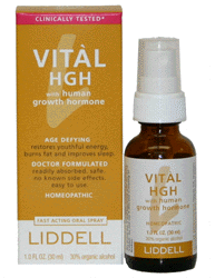 Vital HGH is a homeopathic growth hormone releaser in convenient spray form providing . the nutrients needed for longevity..