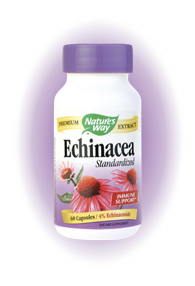Health & longevity through the healing power of nature-that's what it means to Trust the Leaf Echinacea Extract (Echinaceangustifolia) is standardized to 4% Echinacoside to support the immune system.* This product also contains Echinacea purpurea herb for optimal effectiveness..
