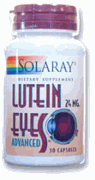 Solaray Lutein Eye (30 caps) is a supplement designed to help provide your eyes with additional protection from many different damaging elements.