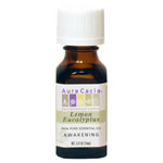 Seacoast Vitamins: Aura Cacia - Lemon Eucalyptus - Awakening is an awakening 100% pure essential oil.