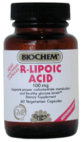 R-alpha Lipoic Acid is an antioxidant. R-Lipoic is an active isomer of Lipoic Acid that is far better utilized by the body than other standard forms. Supports proper carbohydrate metabolism and healthy glucose levels..