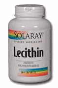 Lecithin (250 Caps) Solaray Vitamins