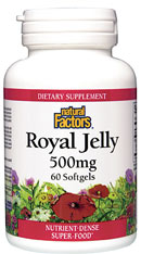 Royal Jelly is among the world's top legendary super-food substances. This exceptional powerhouse is fed exclusively to queen bees. Scientific analysis reveals a broad spectrum of nutrients including minerals, amino acids, enzymes and co-factors..