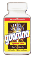 Whenever you need an extra boost, try Extra Strength Guarana for a smooth, powerful surge of energy..