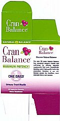 CranBalance supplement offers maximum potenency for optimum urinary tract health..