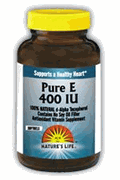 Vitamin E is one of nature's purest and most effective antioxidants. It is found in the body's cells and works as our greatest defense against damage done to the body by toxins, free radical, and pollutants..