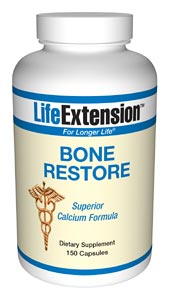 Life Extension's Bone Restore is a special blend of nutrients that promote healthy bone density..