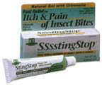 Boericke & Tafel StingStop provides homeopathic relief for stinging and burning caused by insect bites and stings.