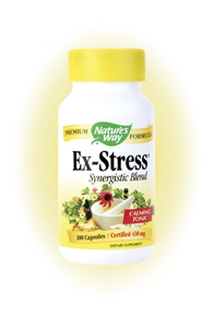 Nature's Way Ex-Stress (100 Caps) is a product specially designed to give users a sense of natural well-being and relaxation while relieving stress.