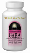 Source Natural GABA (750 mg 90 Tabs) is a specially designed product used to support the brain and promote calmer moods.