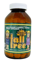 Country Life Tall Tree Children's Chewable Multivitamin and Mineral Complex is a delicious and natural way to give your child her daily recommended daily vitamins..