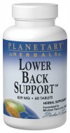 Planetary Formulas Lower Back Support is a formula designed to help support the lower back.
