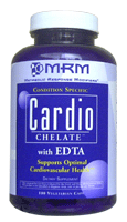 Metabolic Responce Modifiers Cardio Chelate is an affordable, natural way to reduce dangerous levels of metal in the blood..