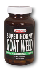 Super Horny Goat Weed is an all natural sex drive stimulant..