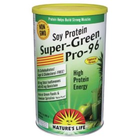 Nature's Life Super-Green Pro 96 high protein energy drink provides strengthening amino acids and omega-3 fatty acids which build up strong bones, muscles, and joints..
