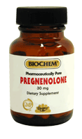 Country Life Pregnenolone contains 30 mg of Phamaceutically Pure Pregnenolone with Ascorbyl Palmitate.