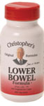 Dr. Christopher's Lower Bowel Formula for a safe and effective lower bowel supplement.
