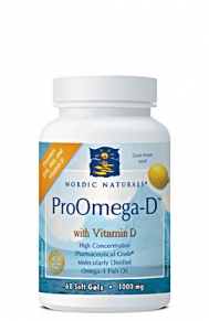 Support healthy immune function, strong bones and teeth, in addidtion to providing your brian with essential Omega-3 fatty acids with ProOmega-D from Nordic Naturals..