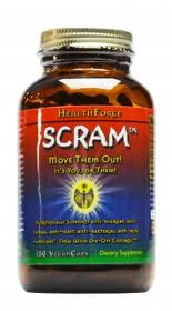 Scram | HealthForce Nutritionals is a special blend of herbs designed to kill off harmful parasites in your body.